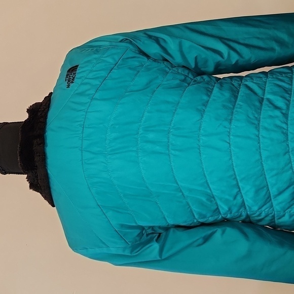 The North Face Mossbud Reversible Quilted Down Jacket Women's Sz S/P NICE! - Picture 10 of 15